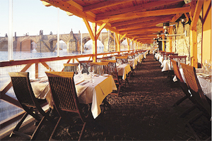 Kampa Park Restaurant Prague.   